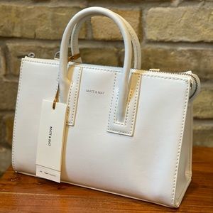 Matt and Nat White Tacoma Mini Satchel